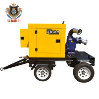 300/500/1000立方拖车静音型柴油水泵